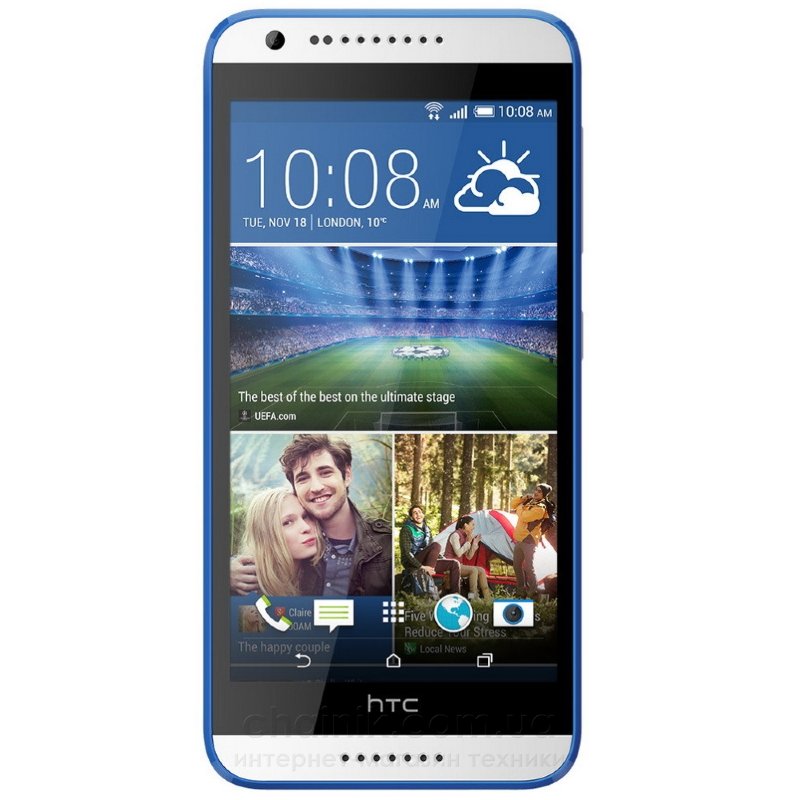 Мобильный телефон HTC Desire 620G Dual Sim White/Blue 