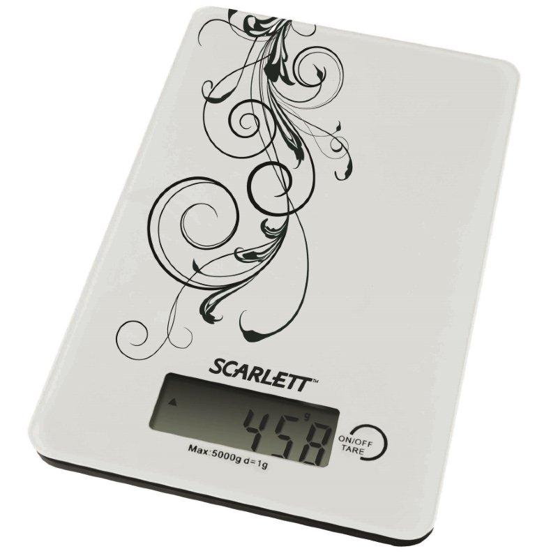 Кухонные весы SCARLETT SC-1212 White/Black 