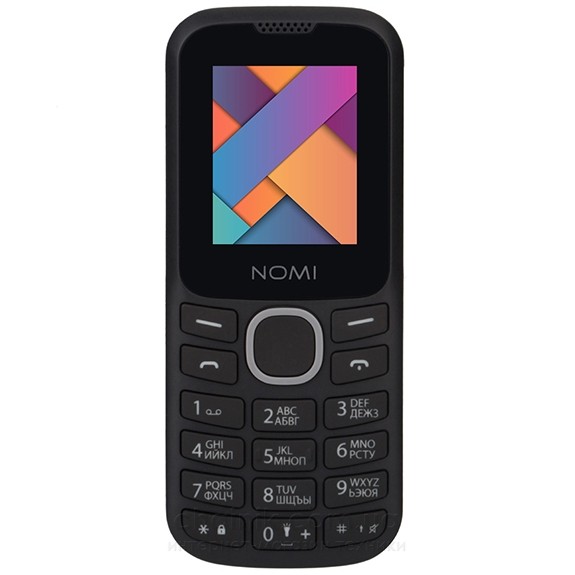 Мобильный телефон NOMI i184 Black/Grey 