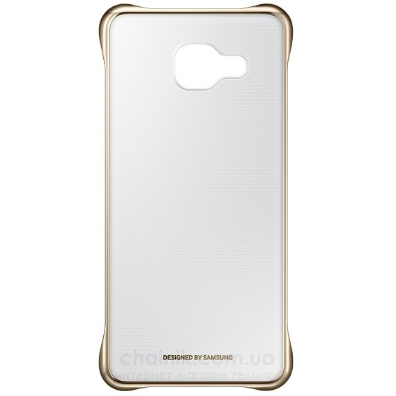 Чехол для телефона SAMSUNG for Galaxy A3 2016 Gold/Clear (EF-QA310CFEGRU) 