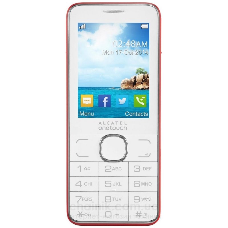 Мобильный телефон ALCATEL One Touch 2007D Red 