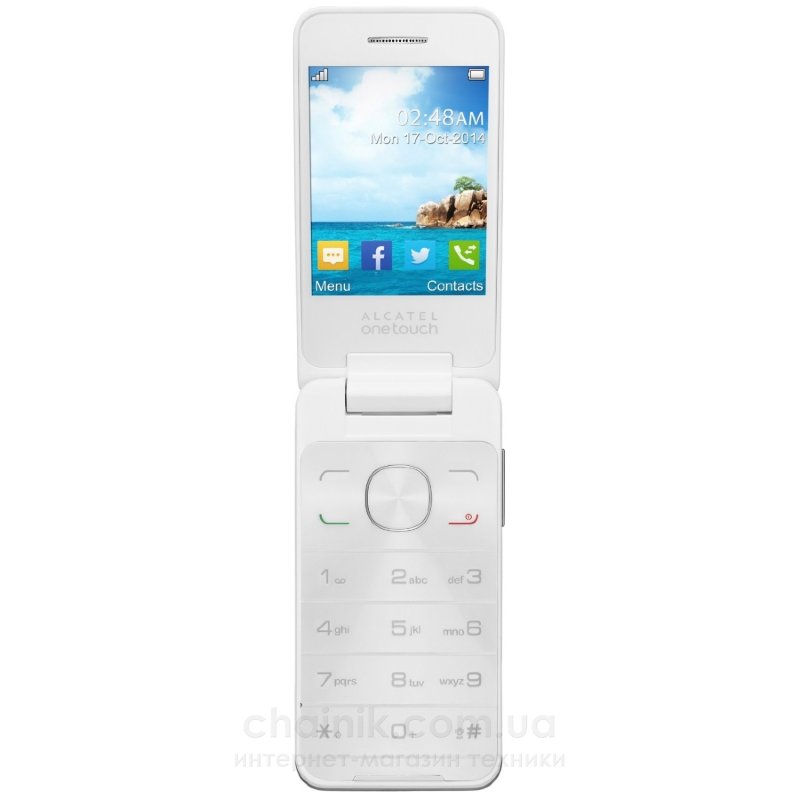Мобильный телефон ALCATEL One Touch 2012D Pure White 