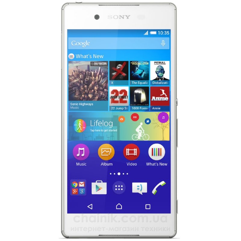 Мобильный телефон SONY Xperia Z3+ DS E6533 White 
