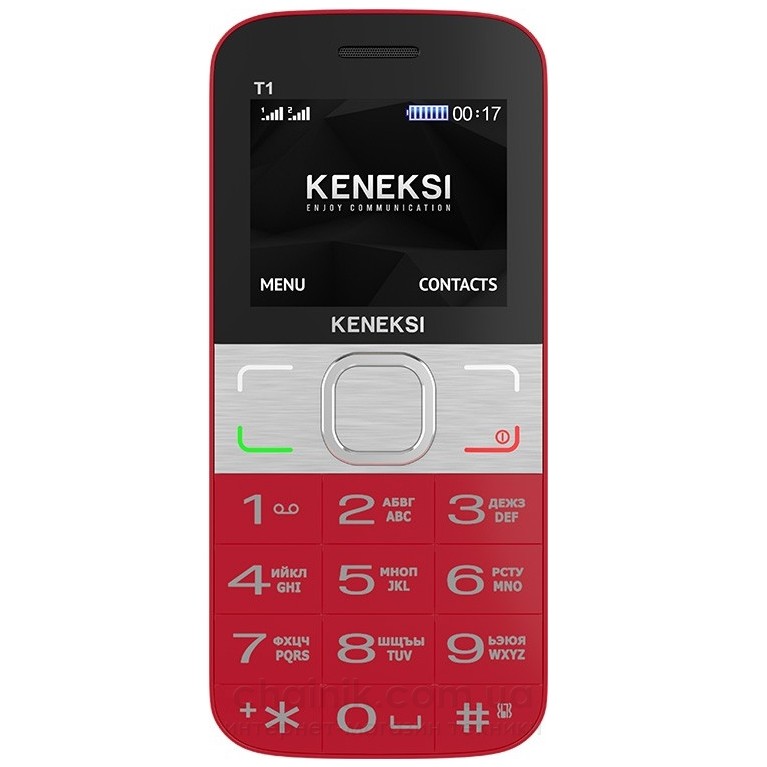 Мобильный телефон KENEKSI T1 Red 