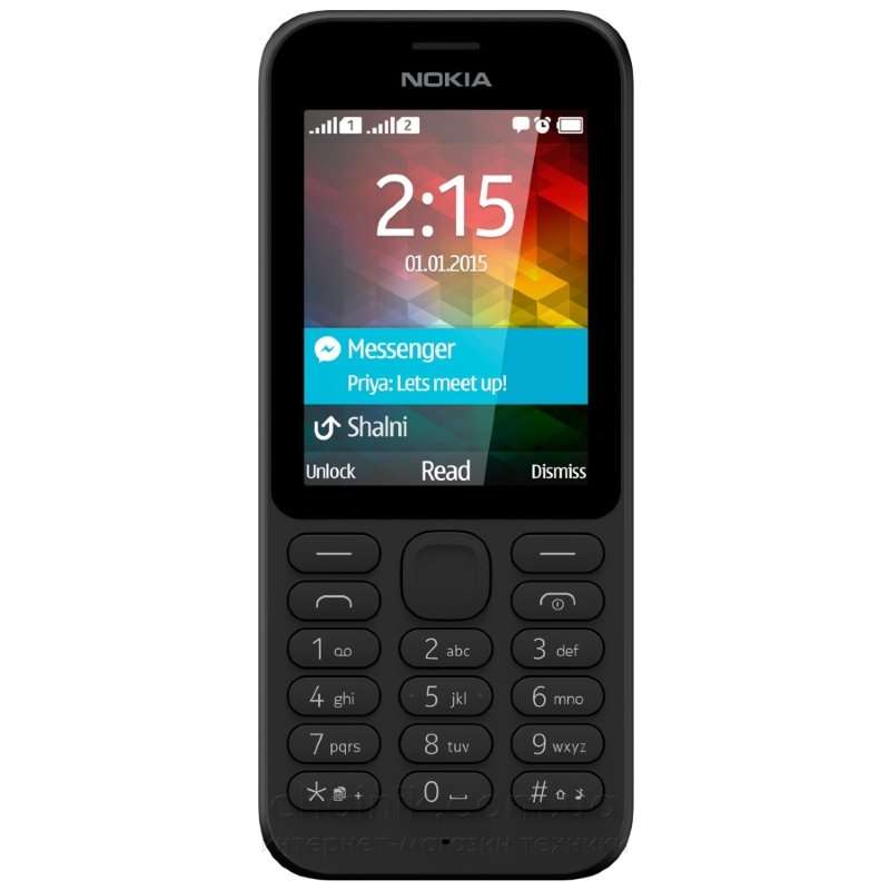 Мобильный телефон NOKIA 215 Black 